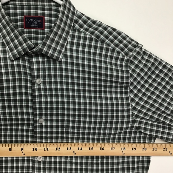 UNTUCKit Stuhlmuller men’s long sleeve slim fit button up shirt large - Picture 7 of 10